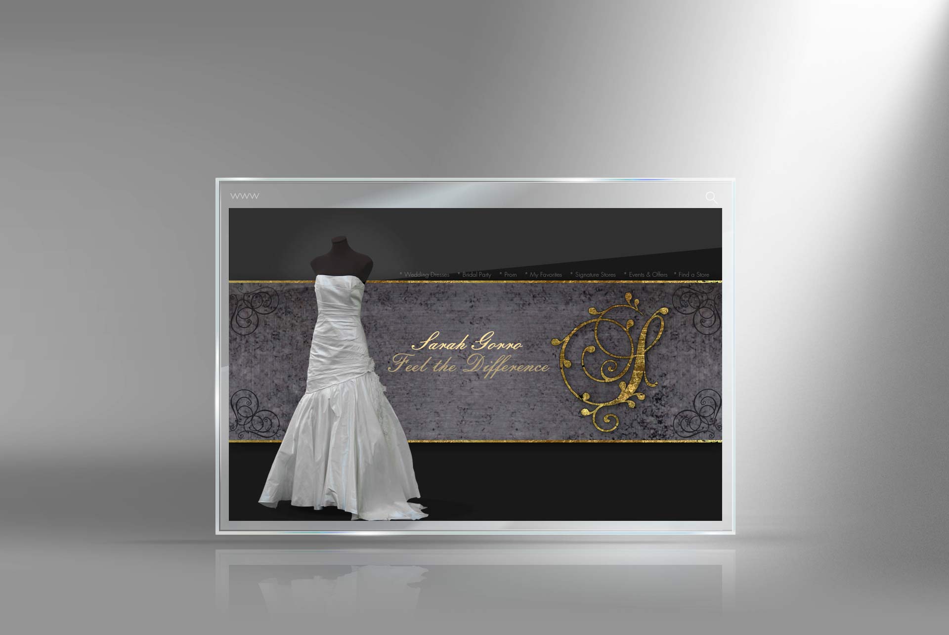 wedding fation website designer